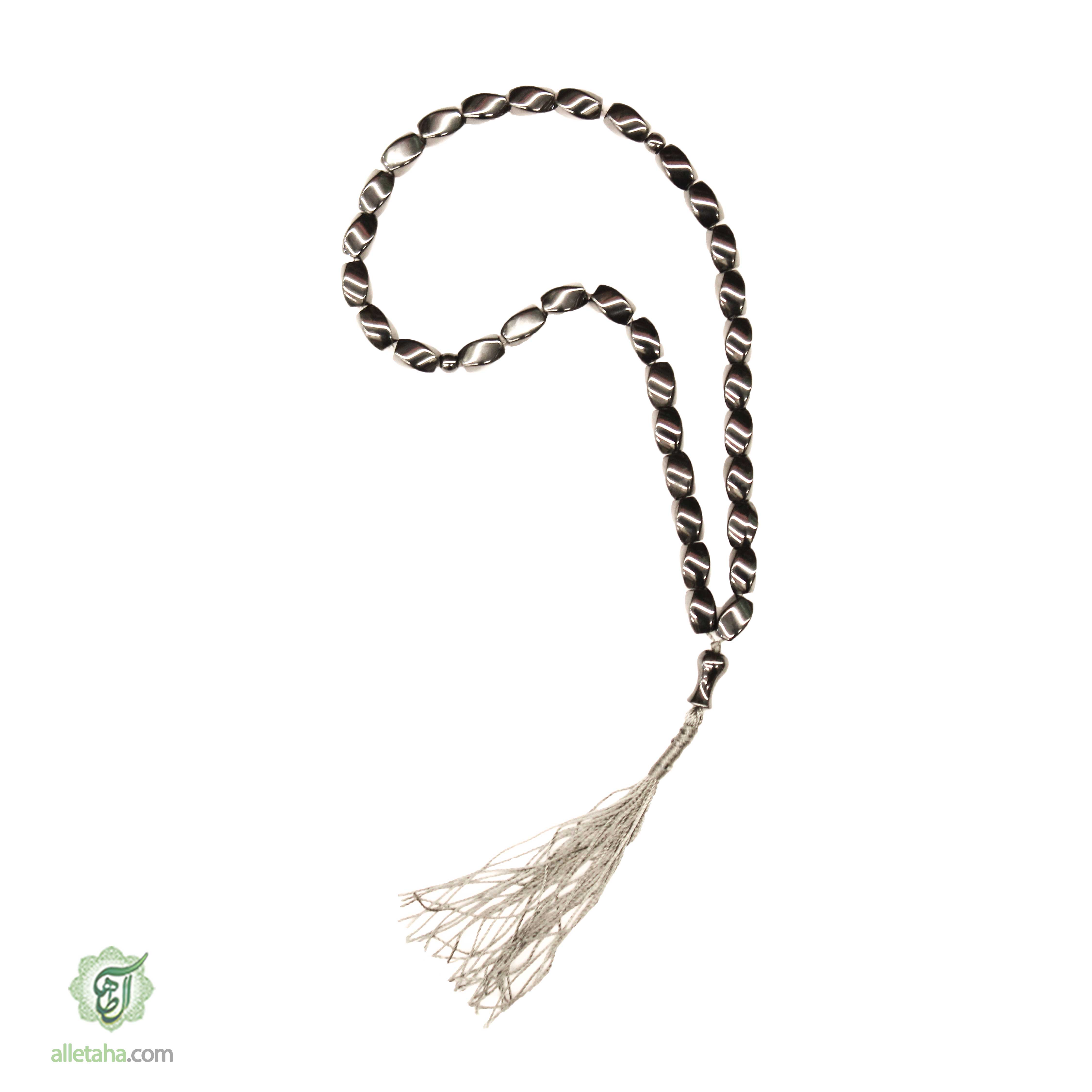 تسبیح 33 عددی سنگ حدید کد 1089