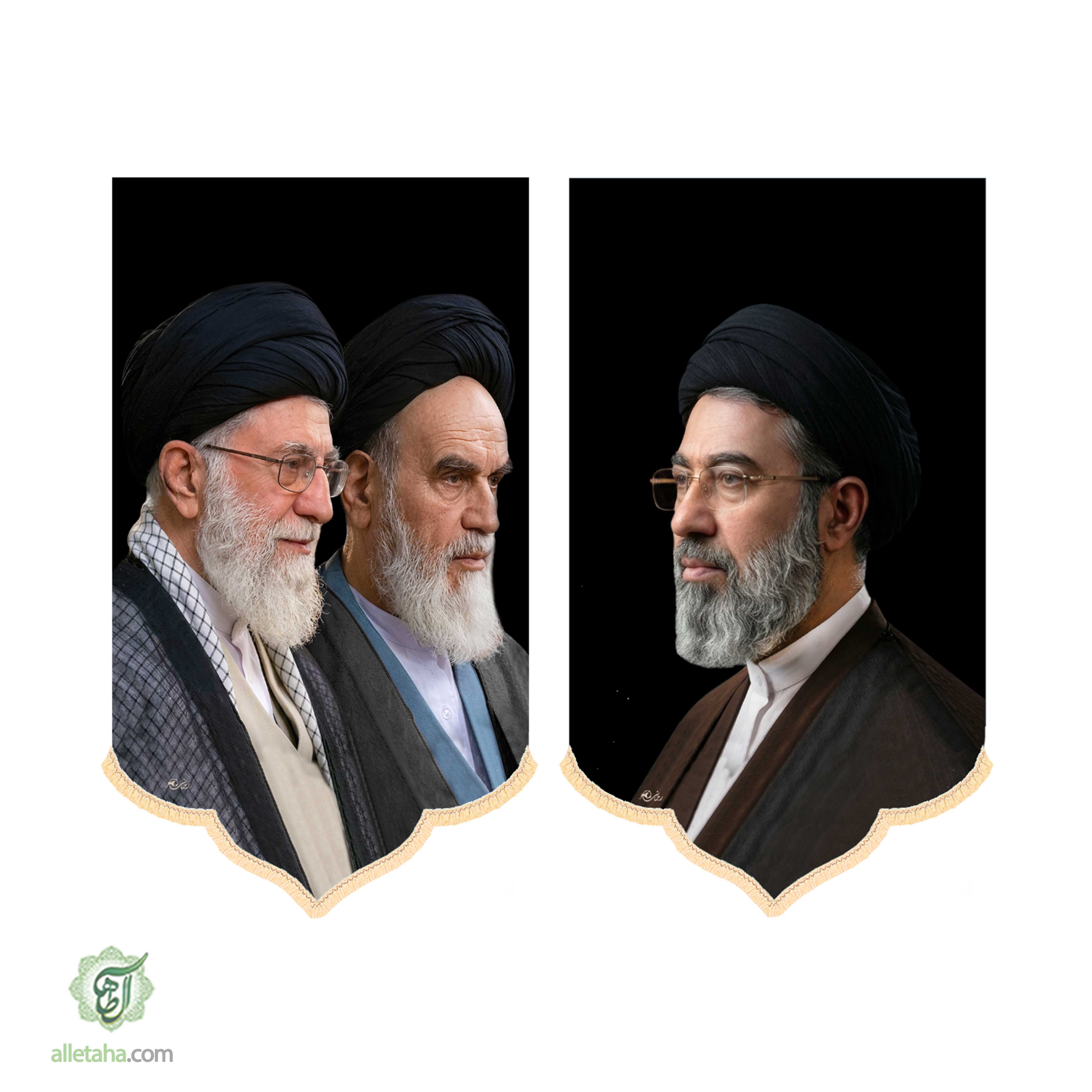 عکس شماره 1 کتیبه جفتی رهبری ابعاد50*70کد1304