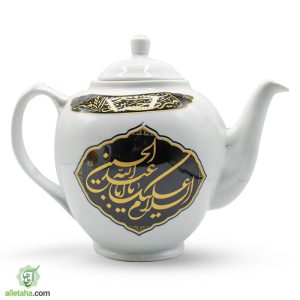 دو لیتری سفید با چاپ مشکی نمای اباعبدلله