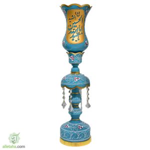 شمعدان لاله اباعبدلله آبی