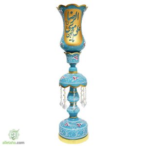 شمعدان لاله امام رضا آبی