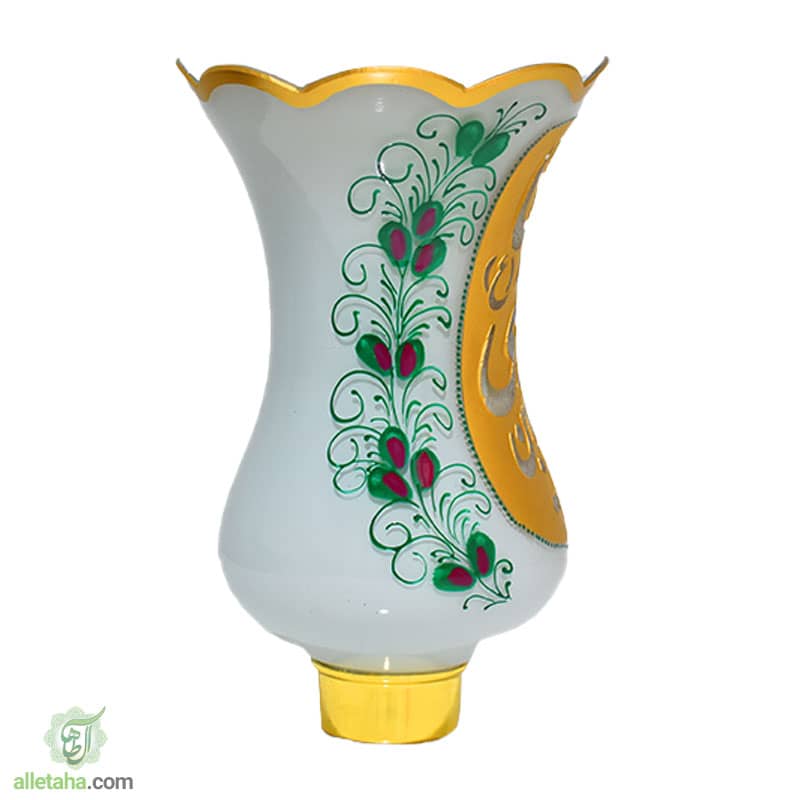 شمعدان لاله نمای بغل سفید