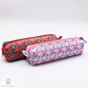 جامدادی پارچه ای گلدار دخترانه