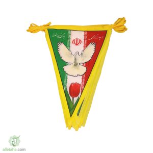 ریسه مثلثی ایران طرح کبوتر و لاله