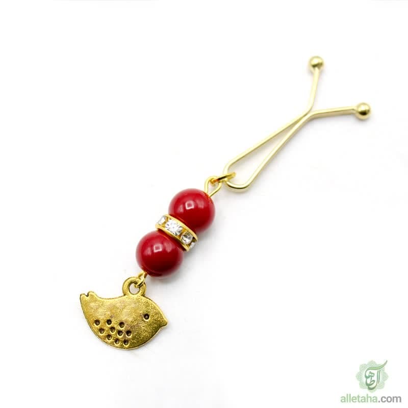 ست تسبیح و گیره دخترانه قرمز صفحه دوم