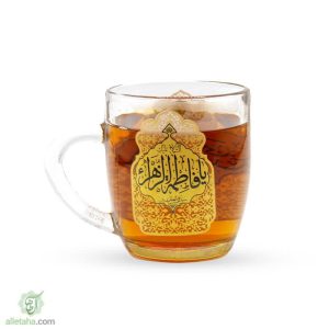 ماگ گل ضریح شفاف حضرت فاطمه و امام حسن (ع)