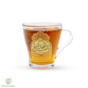 لیوان دسته دار طرح اباصالح المهدی و سلام علی آل یاسین (ع)