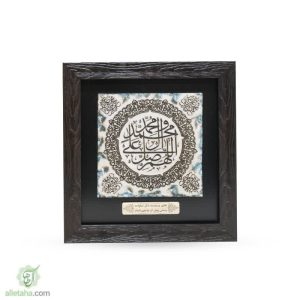 تابلو قاب سنگی نقش صلوات