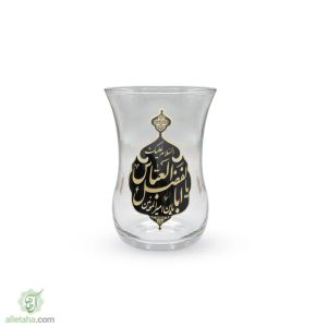 ست استکان کمر باریک بدون دسته یا ابالفضل العباس